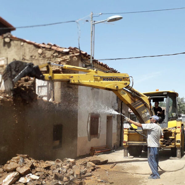 Obras y medio ambiente DGP, derribos