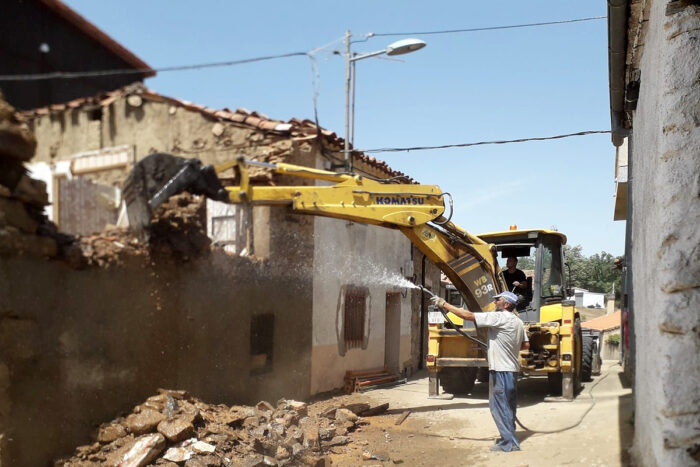 Obras y medio ambiente DGP, derribos