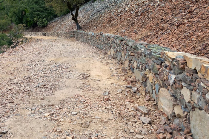 Obras y medio ambiente DGP, bancales